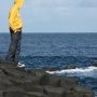 Ciré jaune au pied des géants.