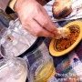 Thé, pain et miel.